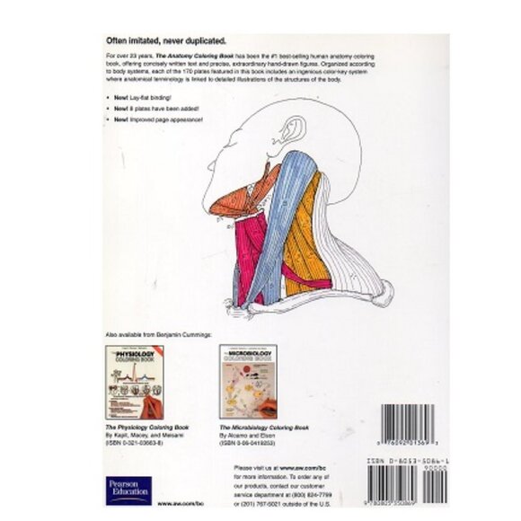 The Anatomy Coloring Book:  Wynn Kapit, Lawrence M. Elson - Picture 4 of 9